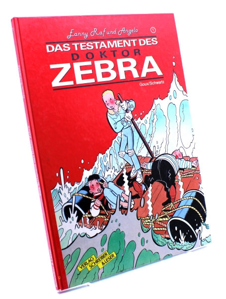 Fanny, Raf und Angelo: Das Testament des Doktor ZEBRA Comic (Hardcover) Album Nr. 1 von Schreiber & Leser